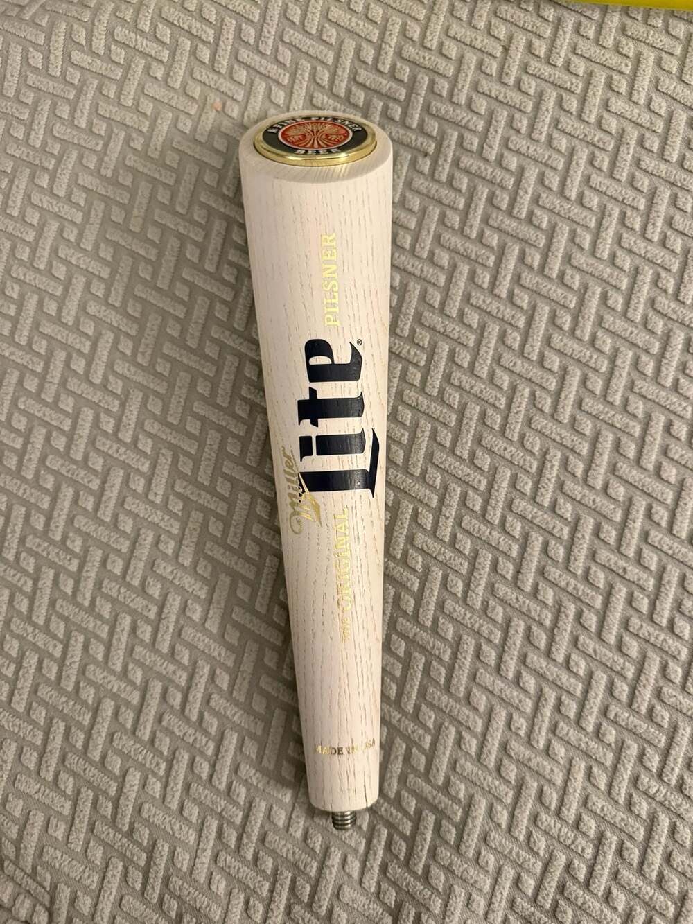 Vintage Miller Lite Beer Wood Tap Handle 11 Inch‎